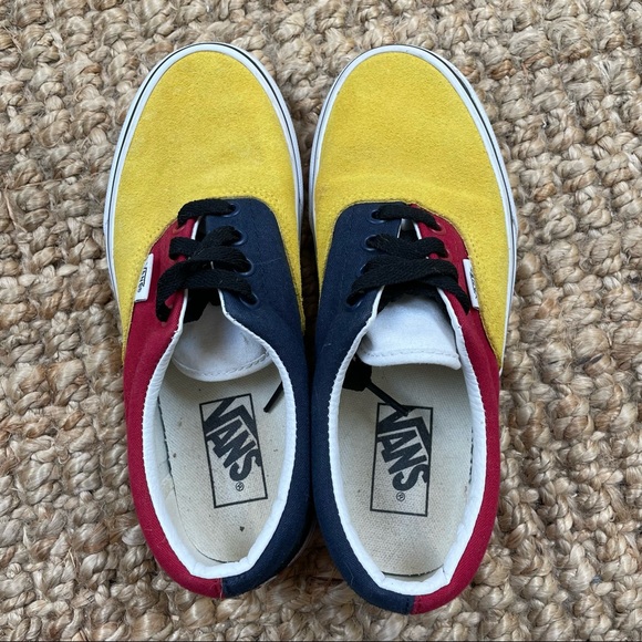 Vans Suede Canvas Colorblock Shoes size 6.5 - Picture 2 of 8